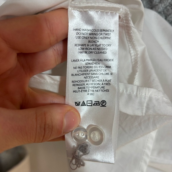 Anthropologie Maeve Cable Knit Layered Buttoned Soft Grey Sweater Size Medium - Picture 13 of 14